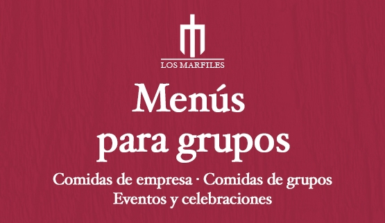 Menús para grupos